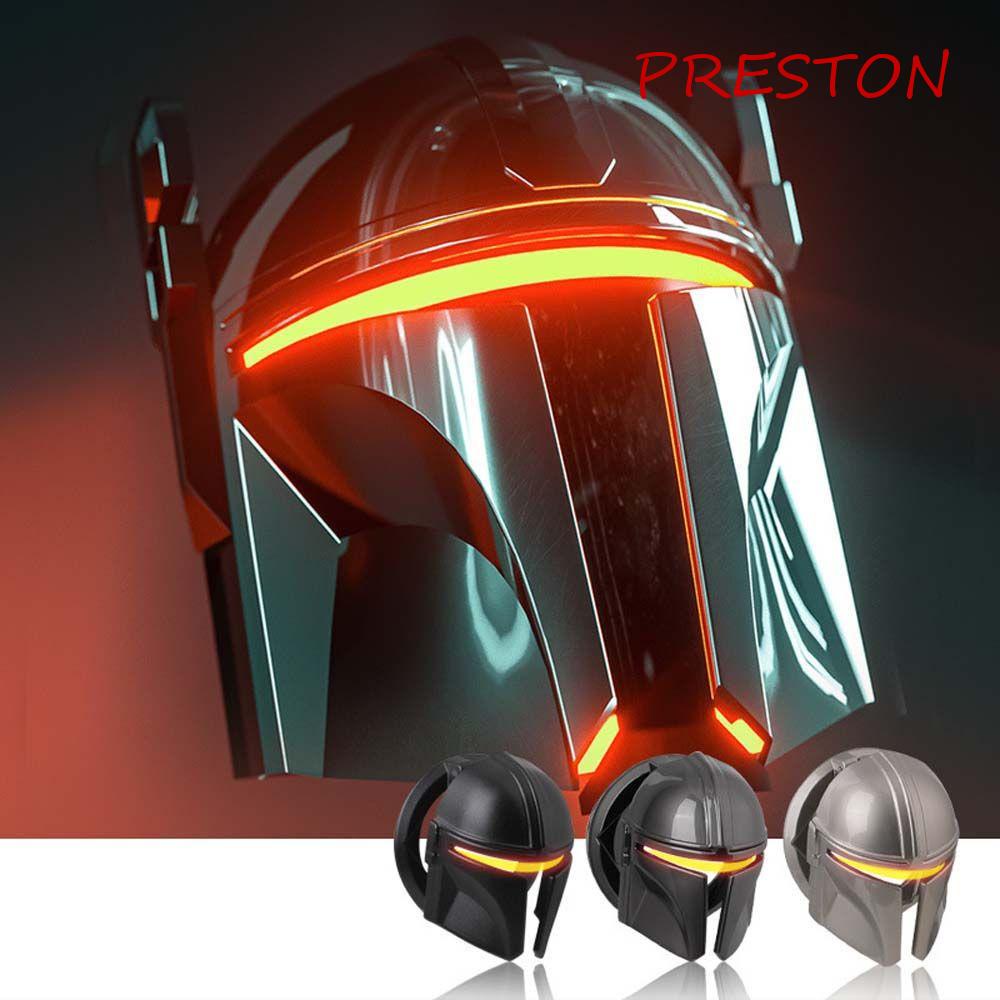 Preston Vỏ Bọc Nút Khởi Động Xe Hơi 3D Mandalorian Thông Dụng Chống Trầy Xước Trang Trí Nội Thất Xe Hơi
