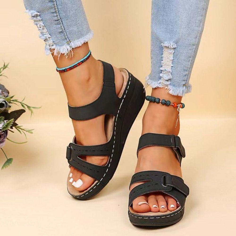 Upstopvn Giày Sandal Đi Biển Đế Mềm Chống Trượt Có Dây Đeo Cho Nữ