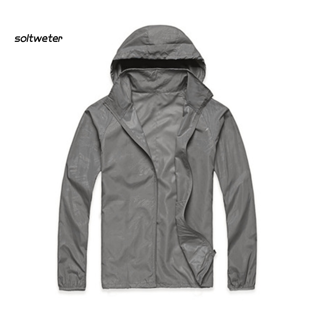 Áo Khoác Chống Nắng / Gió / Chống Thấm Nước Màu Sắc Đơn Giản Nhanh Khô Tiện Dụng
