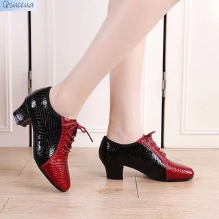 Giày Khiêu Vũ Da Bò Đế Mềm Dành Cho Nữ