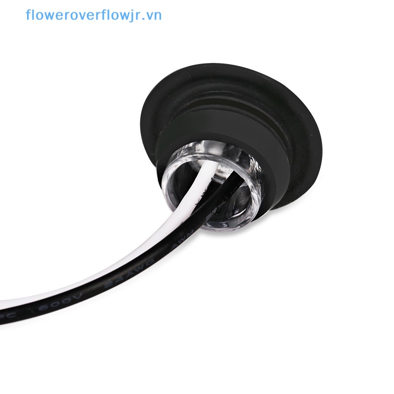 1 Đèn Xi Nhan 24V 3LED 3 / 4 "Ánh Sáng Trắng / Vàng / Đỏ Dành Cho Xe Tải