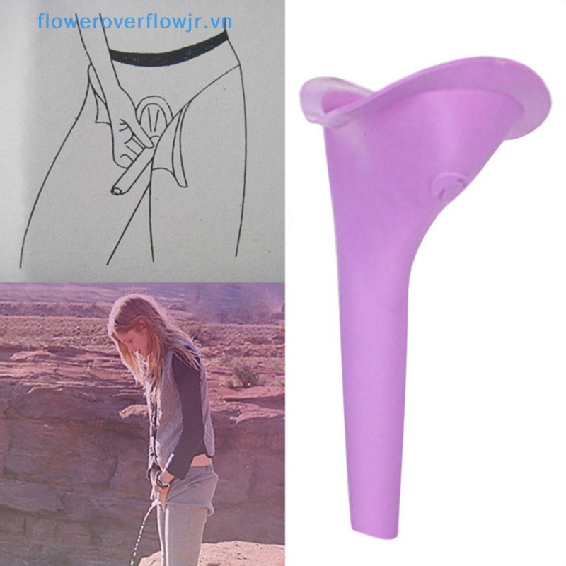 1 Dụng Cụ Đi Vệ Sinh Bằng Silica gel Tiện Dụng Cho Nữ