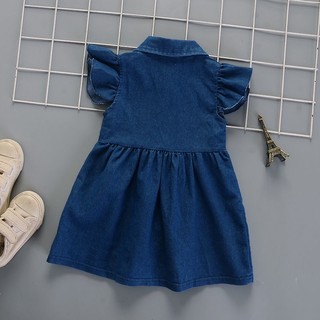 Đầm Denim MùA Hè Cho Bé GáI