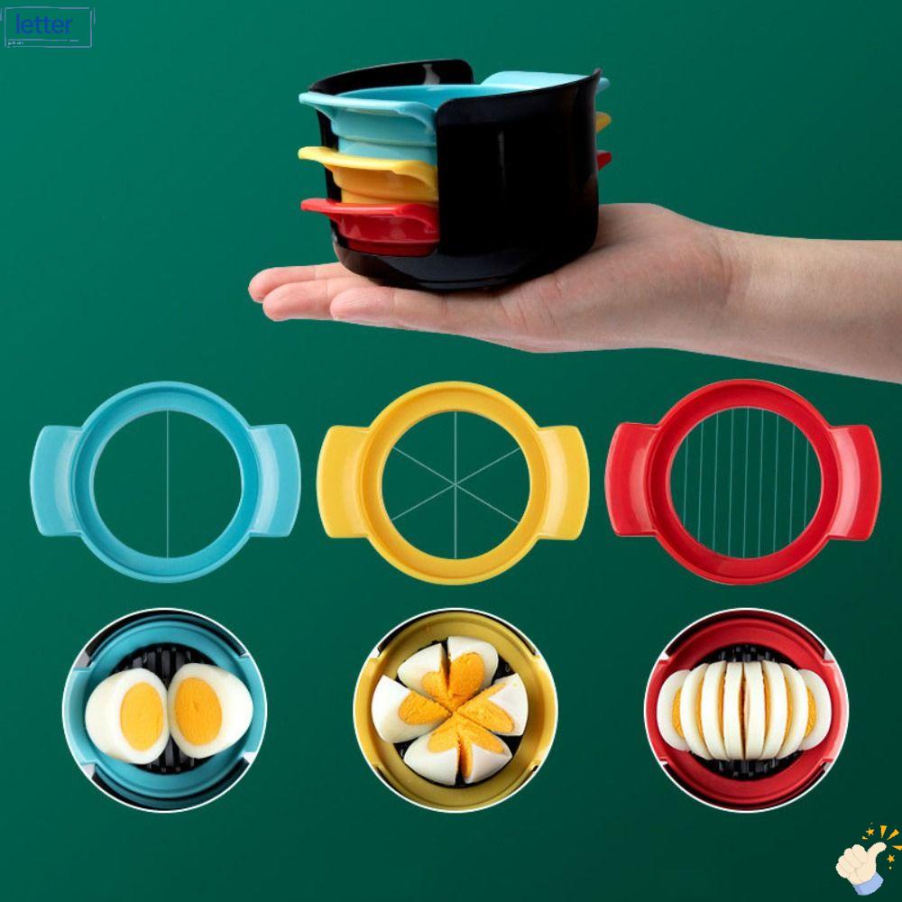 Dụng Cụ Cắt Trứng Luộc 3 Trong 1 Tiện Lợi