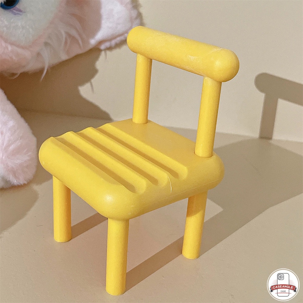 Giá Đỡ Điện Thoại Để Bàn 3 Ngăn Bằng Gỗ Màu Macaron Sáng Tạo