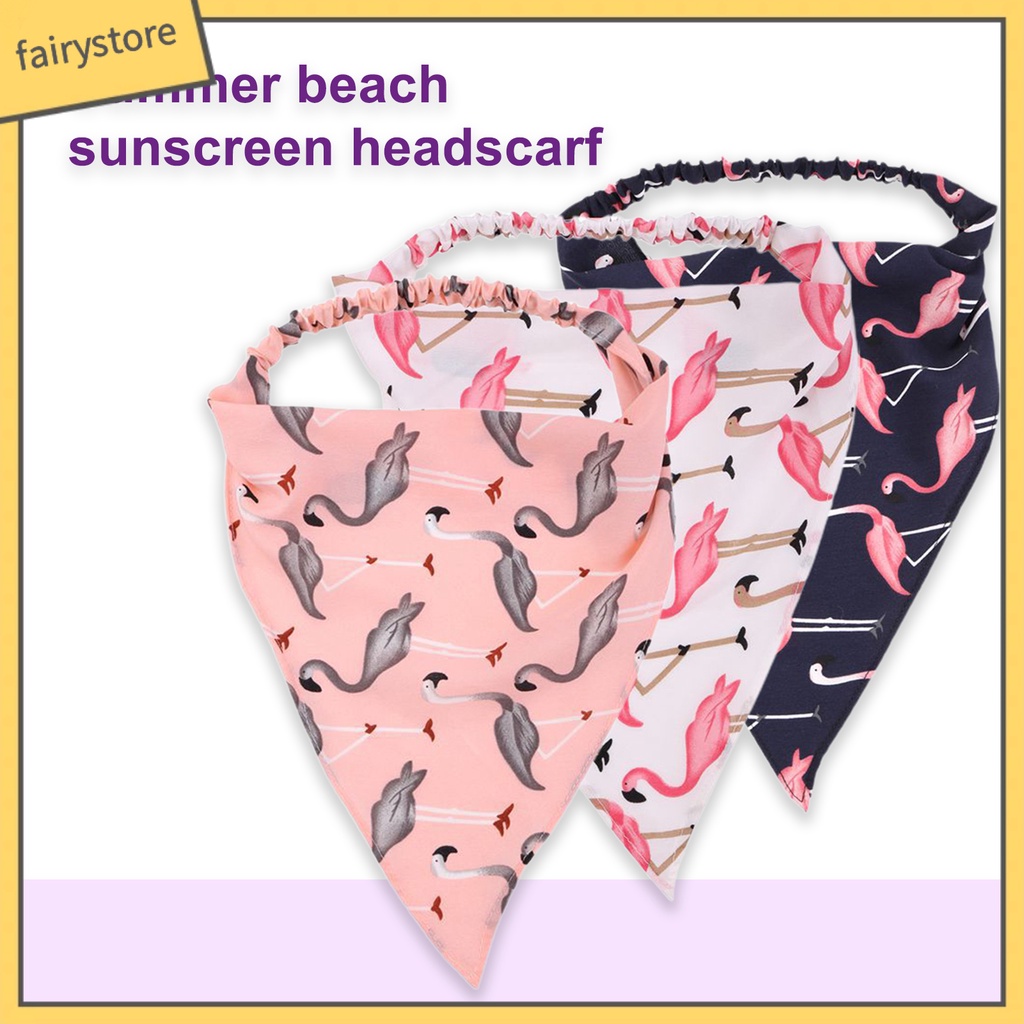 Khăn Choàng Cổ Co Giãn Thoáng Khí In Họa Tiết Hoa / Tam Giác Cổ Điển Cho Nữ