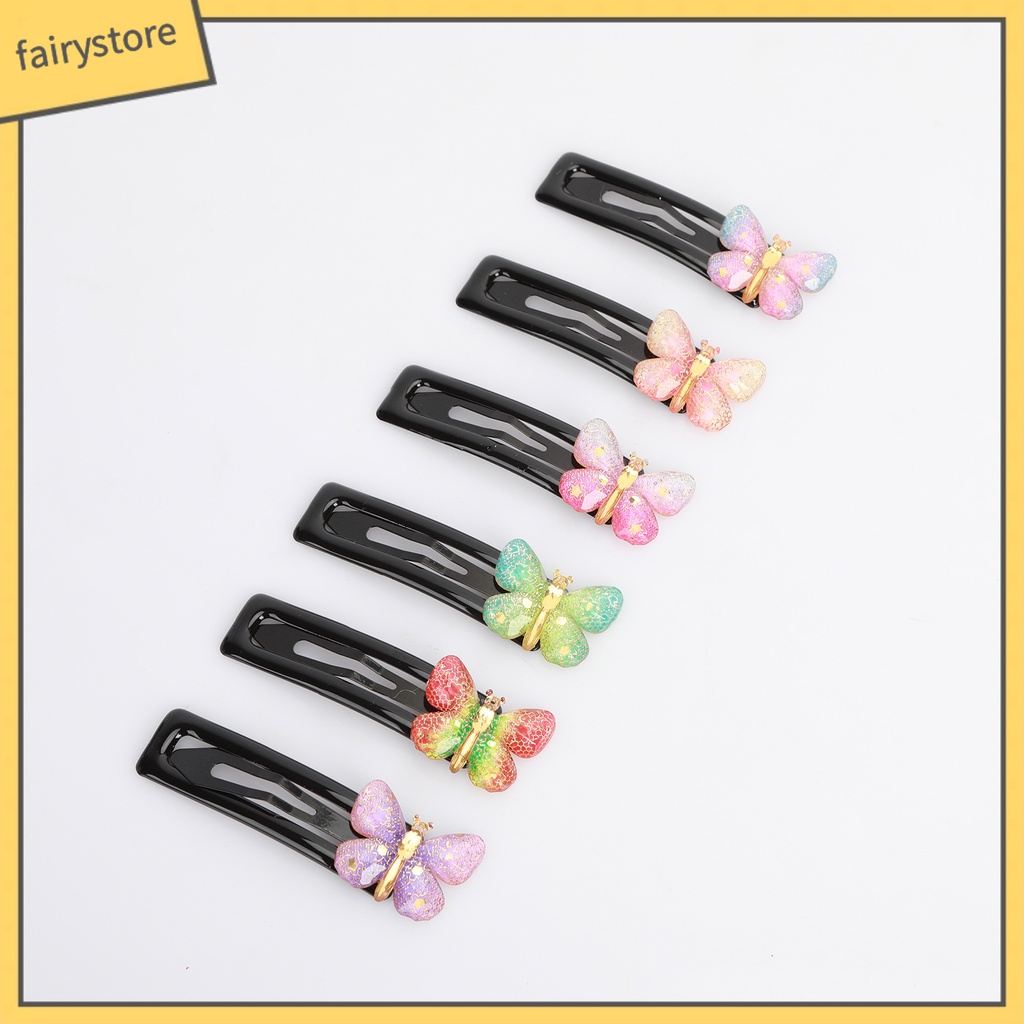 Kẹp Tóc Hình Bướm Màu Đồng Xinh Xắn Cho Nữ