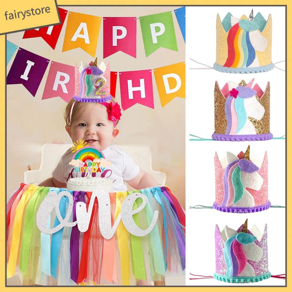 [FRO] Mũ Sinh Nhật Chống Biến Dạng Nhiều Màu Sắc Có Thể Điều Chỉnh Và Tái Sử Dụng