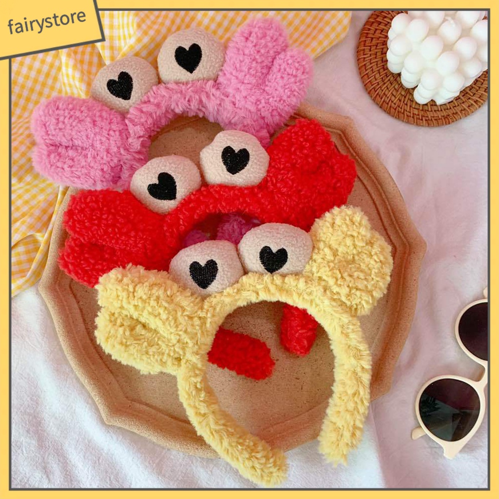 Băng Đô Cài Tóc Hình Cua Hoạt Hình Dễ Thương Cho Nữ