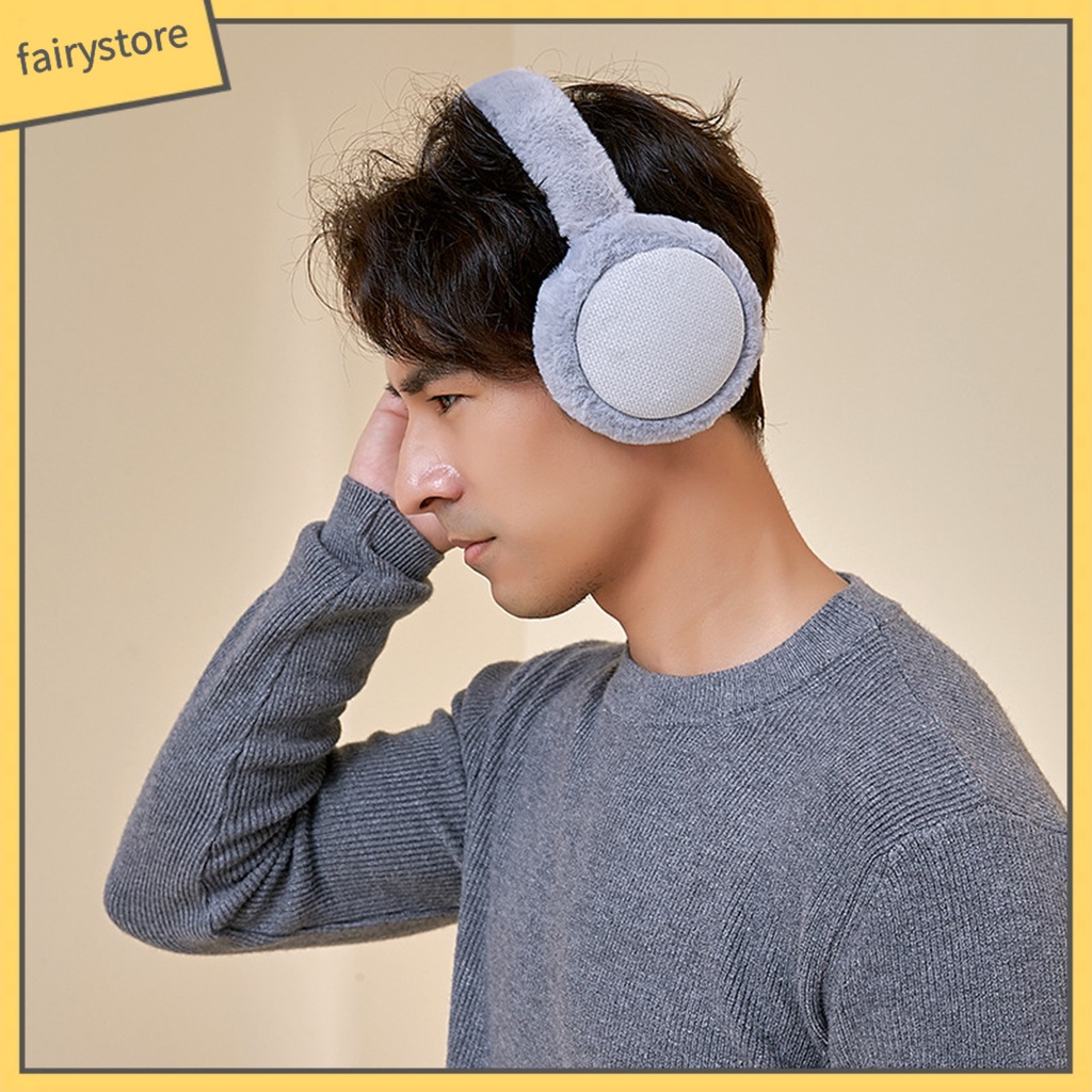 Bông Chụp Tai Giữ Ấm Chống Ngã Màu Sắc Trơn Co Giãn Tốt Có Thể Điều Chỉnh Dành Cho Nam Và Nữ