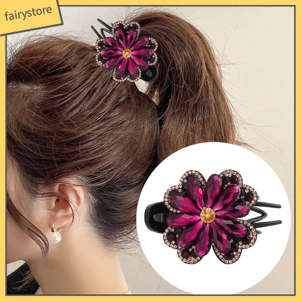 Kẹp Tóc Đính Đá Lấp Lánh Dành Cho Nữ