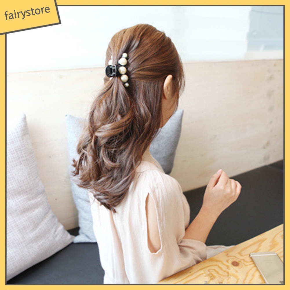 Kẹp TóC PhốI HạT NgọC Trai Giả ThờI Trang Cho Nữ