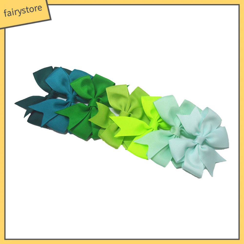 Set 40 Kẹp Tóc Nơ Nhiều Màu Sắc Cho Bé