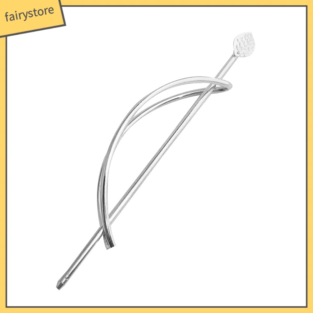 Kẹp Tóc Hình Lá Elip Rỗng Cho Nữ