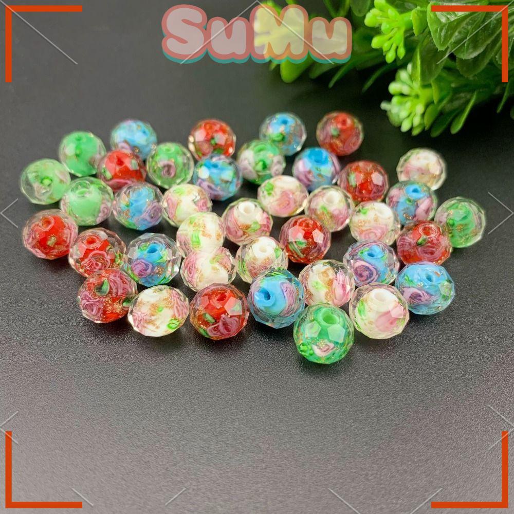 Set 60 Hạt Thủy Tinh Tròn 2mm Làm Trang Sức Thủ Công 10mm|Cát Vệ Sinh Chuyên Dụng Chất Lượng Cao