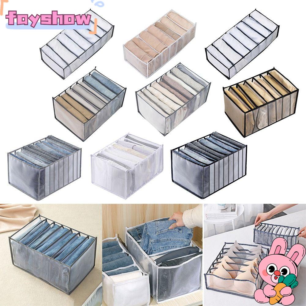 Hộp Đựng Đồ Lót / Khăn Quàng Cổ / Áo Ngực Chất Liệu Jean Có Thể Giặt Được Tiện Dụng
