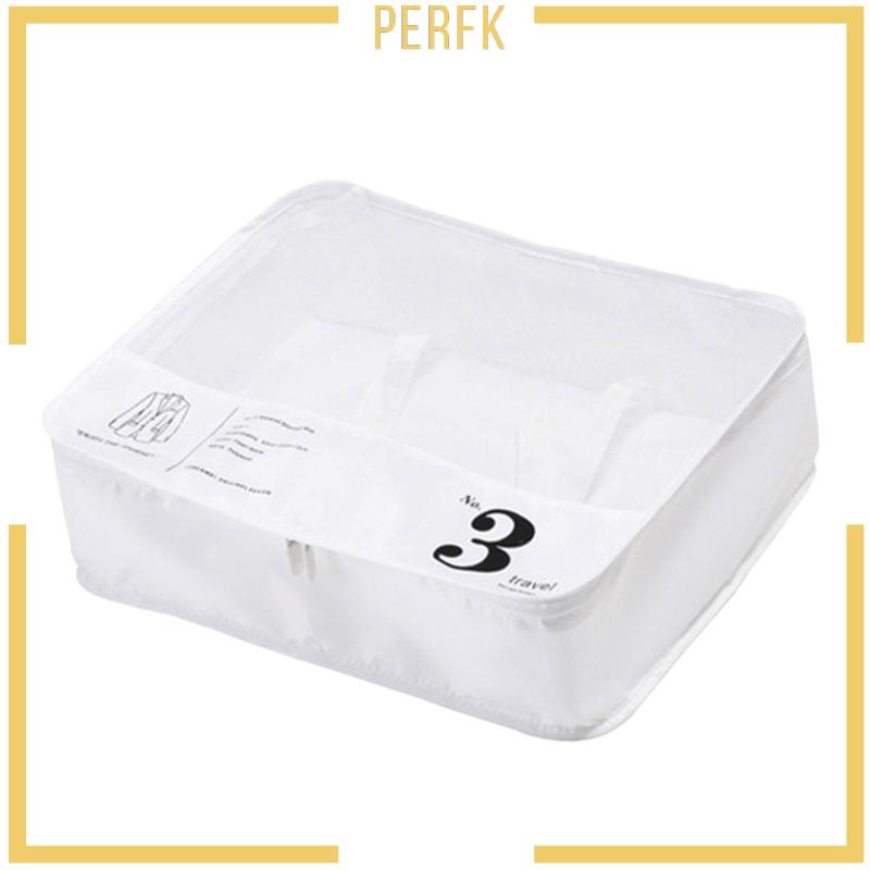 [Perfk] Túi Đựng Đồ Vệ Sinh Gọn Nhẹ Hình Khối Lập Phương Dùng Khi Đi Du Lịch