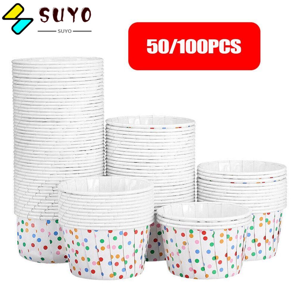 Set 50 / 100 CốC GiấY ĐựNg BáNh Cupcake TiệN DụNg