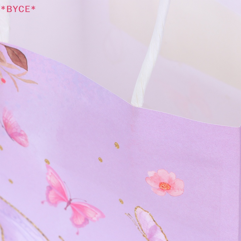 Bộ 5 Túi Đựng Quà Họa Tiết Bướm / Lâu Đài / Bông Tuyết / Vương Miện Xinh Xắn Mới