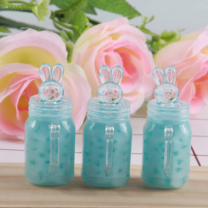 Ly Uống Trà Sữa Mini Có Tay Cầm Hình Thỏ Dễ Thương Mới