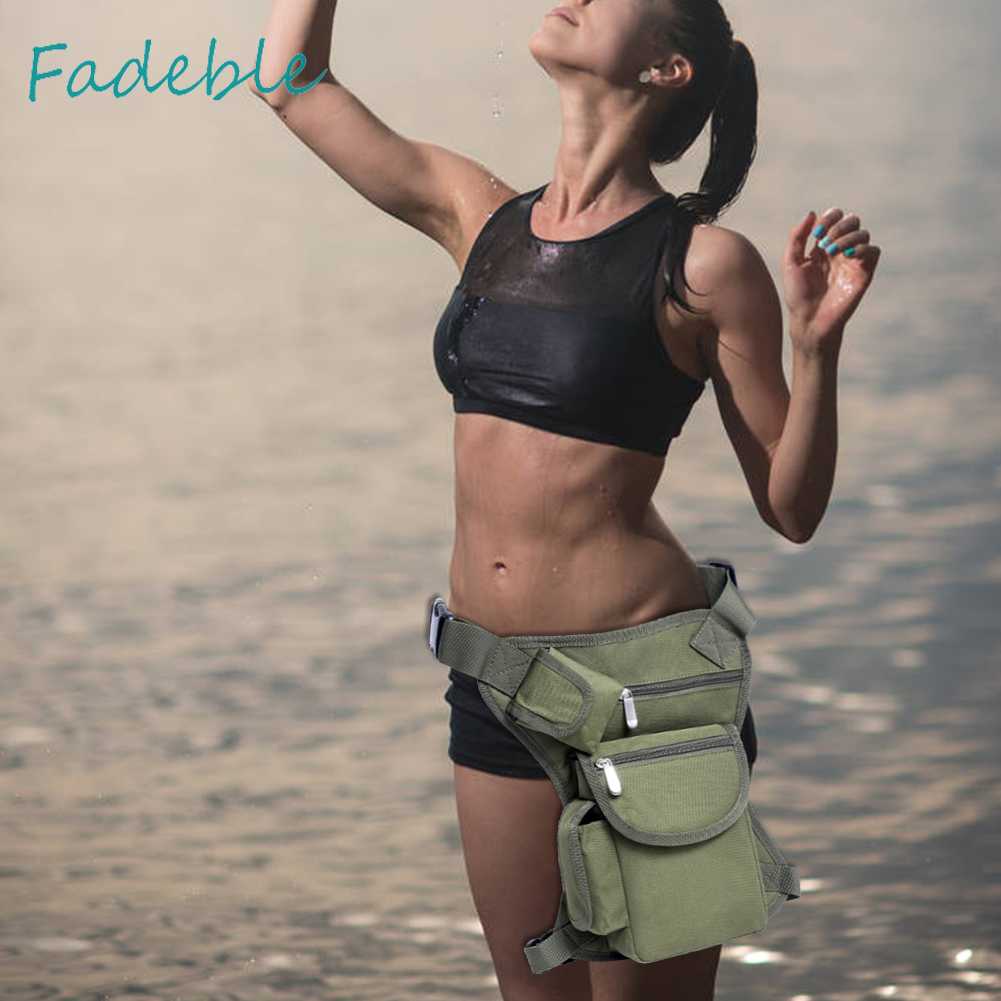 Túi Canvas Đeo Hông / Chân Chống Thấm Nước Tiện Dụng Cho Hoạt Động Ngoài