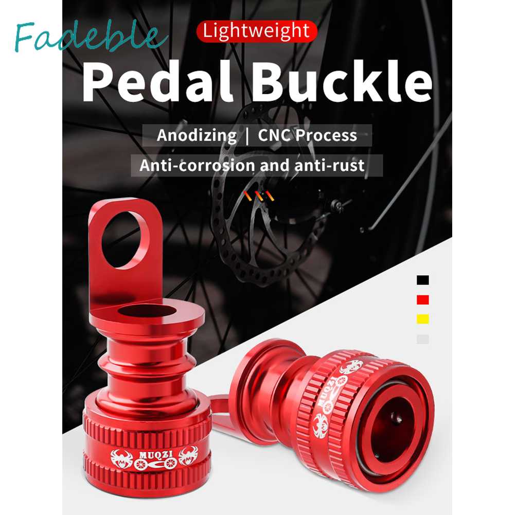 Set 2 Khóa Bàn Đạp Tháo Lắp Nhanh Tiện Lợi Dành Cho Xe Đạp MUQZI