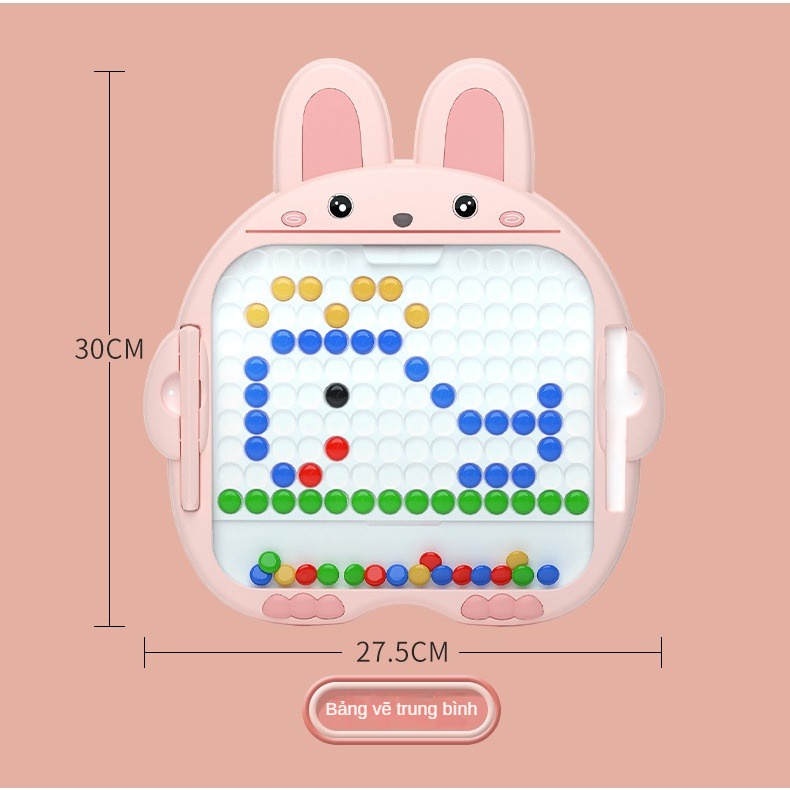 Bảng Vẽ Xếp Hình Nam Châm Nhiều Màu Sắc Vui Nhộn Cho Bé