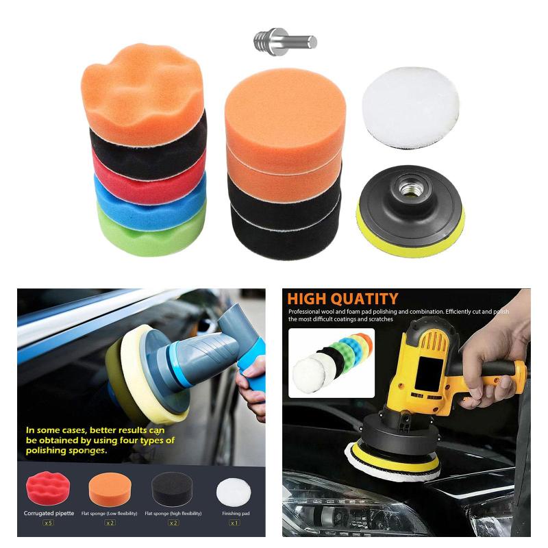 [Fenteer1] Miếng Đánh Bóng Cắt Hình Tròn 3inch Có Thể Tái Sử Dụng Bền