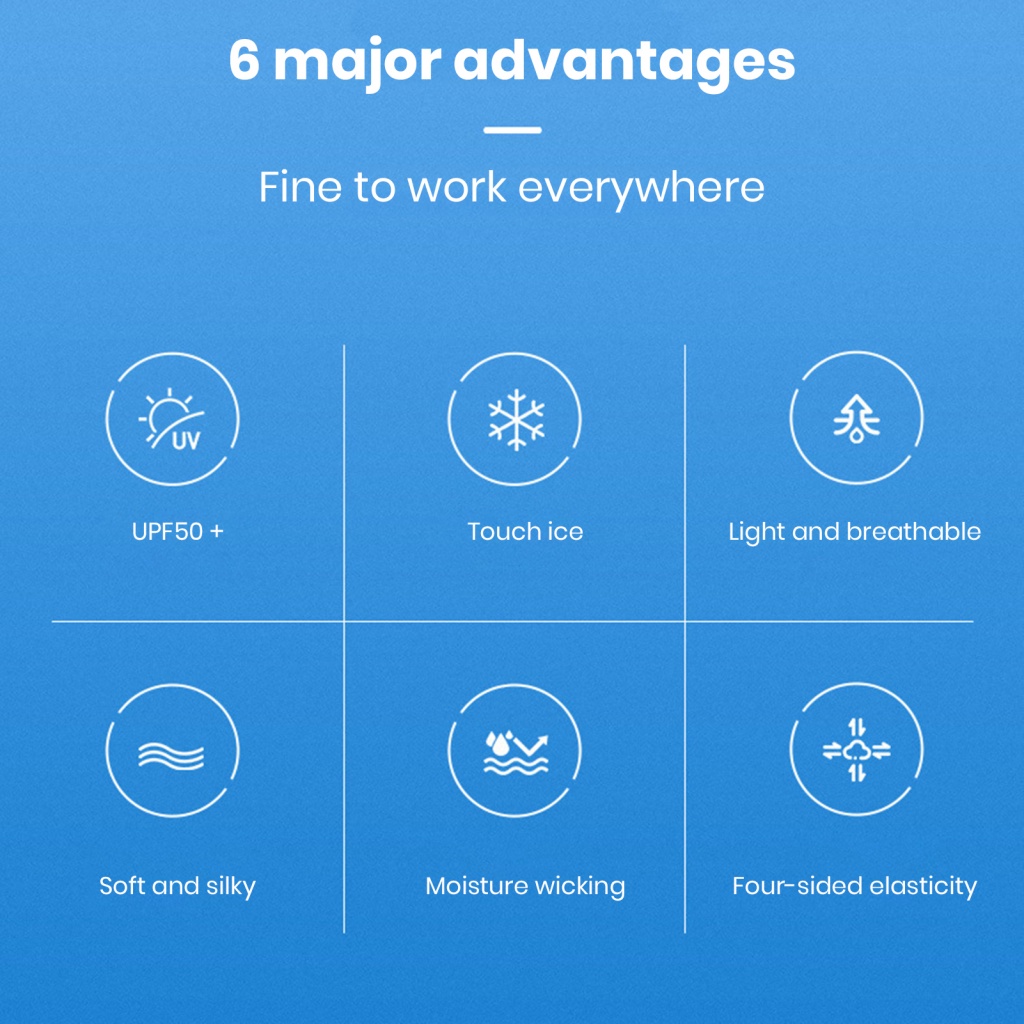 Khẩu Trang Lụa Lạnh Nhanh Khô Che Phủ Cổ Cho Nam Nữ