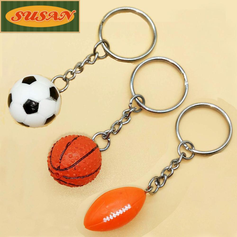 Móc Khóa Hình Quả Bóng SUSANS Bằng Nhựa Resin Phong Cách Unisex