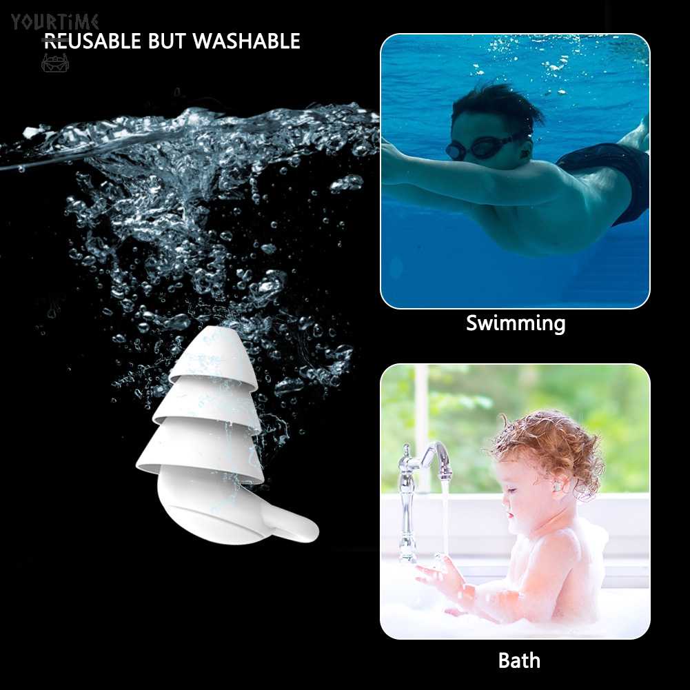 Nút Bịt Tai Cách Âm Tiện Dụng Khi Đi Bơi / Lặn