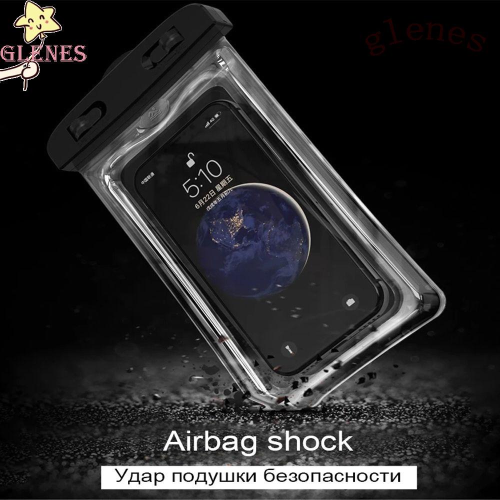 Túi Bơm Hơi Đựng Điện Thoại Chống Nước Cảm Ứng Màn Hình Thông Dụng Cho Hoạt Động Dưới Nước