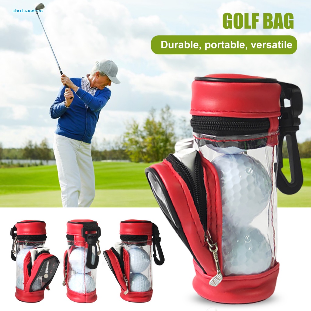 Túi Đựng Bóng Golf Bằng Da Giả Có Khóa Kéo Tiện Dụng