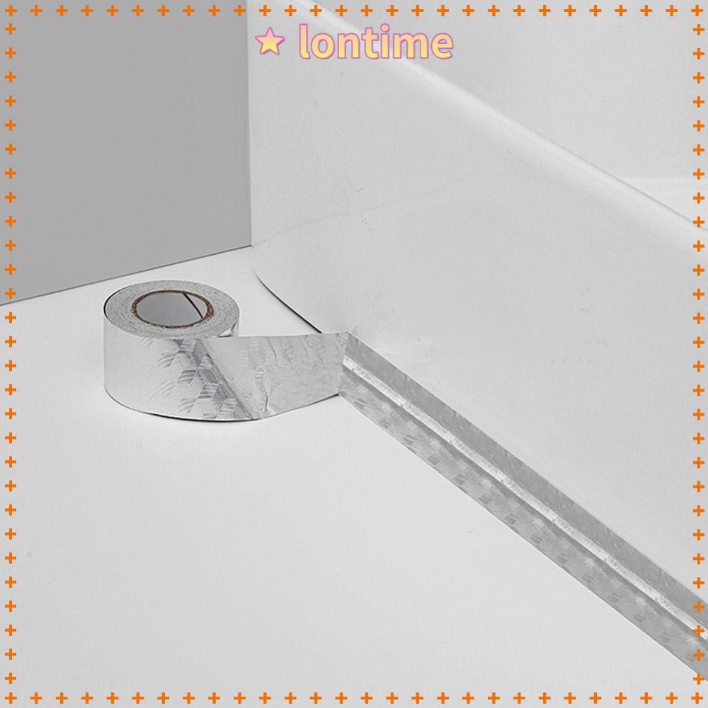 Dải Caulk 1.18inch * 32,8Ceet LONTIME|Băng Keo Lá Nhôm Tự Dính Chống Tắc Nghẽn Cho Nhà Bếp / Phòng Tắm