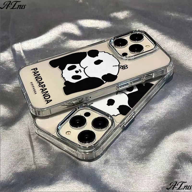 ✅Ốp Điện Thoại Mềm Chống Sốc In Hình Gấu Trúc Cho iPhone127 813plus 14pro / max 11 85VP