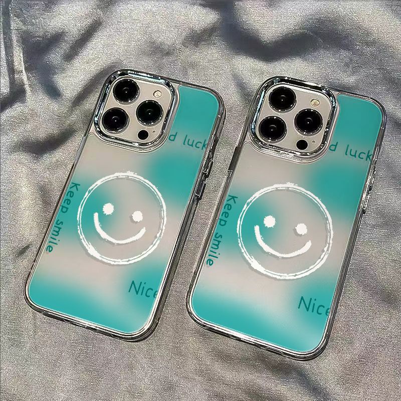 ✅Ốp Điện Thoại Mềm Chống Sốc Họa Tiết Mặt Cười Đơn Giản Cho Apple maxiPhone12 118 / plus71314pro