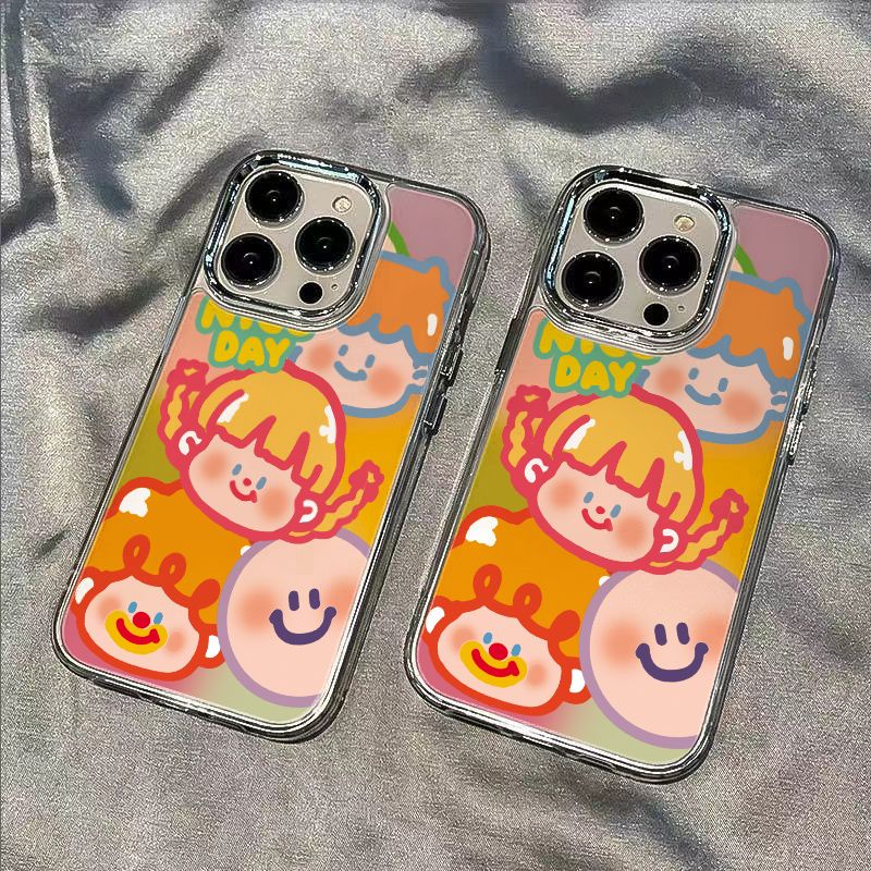 ✅Ốp Điện Thoại Mềm Chống Sốc In Họa Tiết Graffiti Đơn Giản Cho Iphone 14 Pro 13 8 11 12 Max 7 Plus