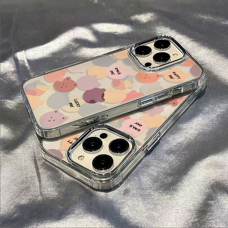 ✅Ốp Điện Thoại Dẻo Họa Tiết Gấu Nhỏ Dễ Thương Chống Sốc Cho Iphone 7 8 max 14Pro13Plus 1211