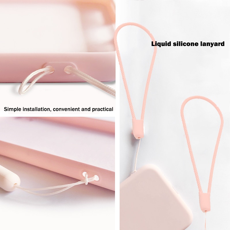 Ốp lưng VIVO Y36 Y35 Y33S Y31S Y30 Y21 Y21S Y21T Y20 Y20s Y19 điện thoại silicon mỏng có dây che phủ hoàn toàn camera thích hợp cho