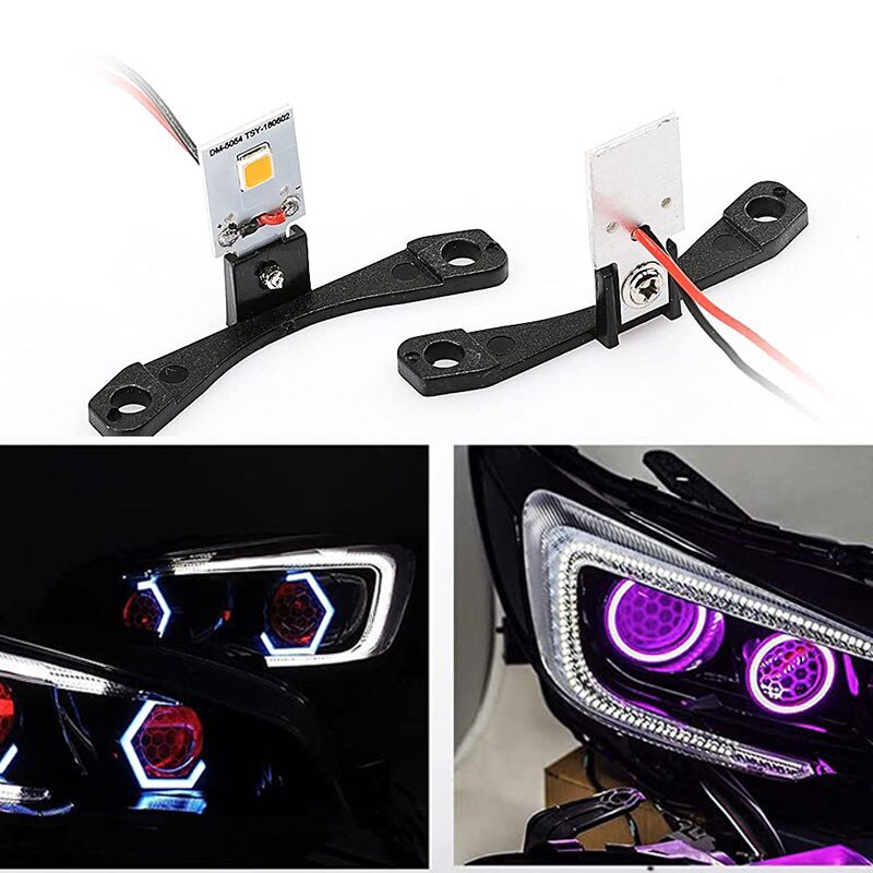 Bộ 2 Đèn Led Mắt Quỷ 12V Tự Làm Trang Trí Xe Hơi
