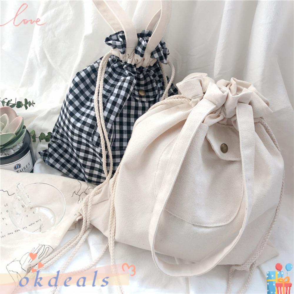 Túi Xách Vải Canvas Cỡ Lớn Có Thể Điều Chỉnh Kích Cỡ Cho Nữ