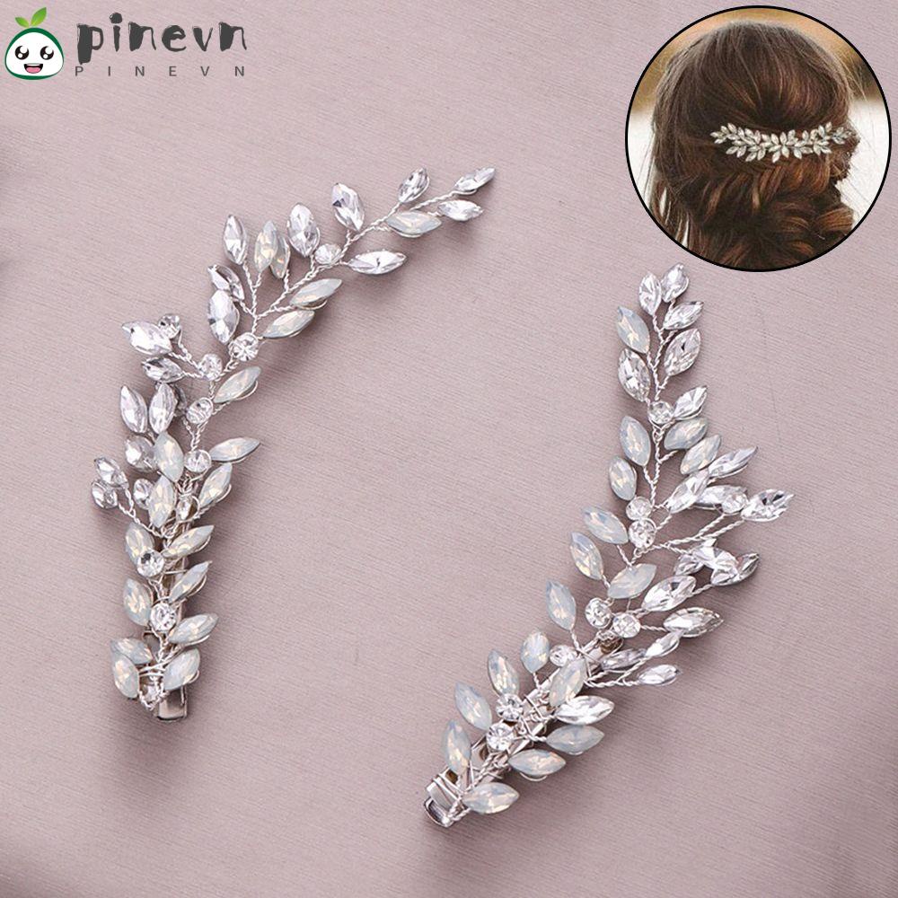 Kẹp Tóc Trang Trí Đính Đá Thời Trang Cho Cô Dâu