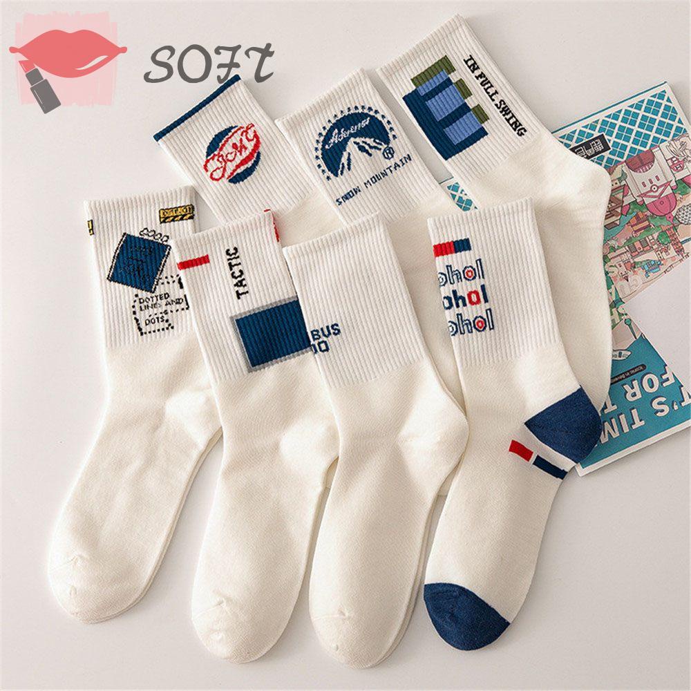 Vớ Cổ Vừa In Họa Tiết Vui Nhộn Phong Cách Hip hop Harajuku Cho Nam