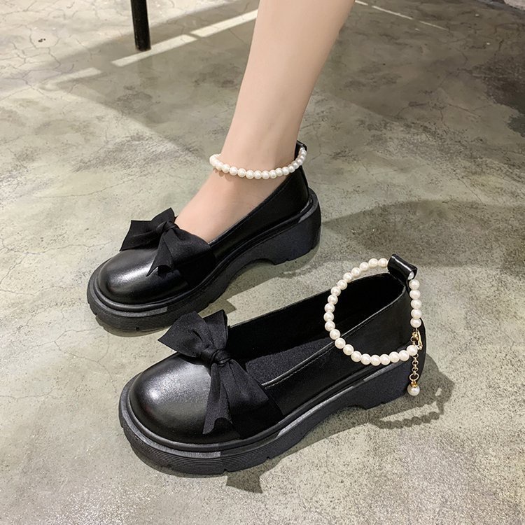 Giày Búp Bê Da Đế Bằng Thời Trang Cho Nữ