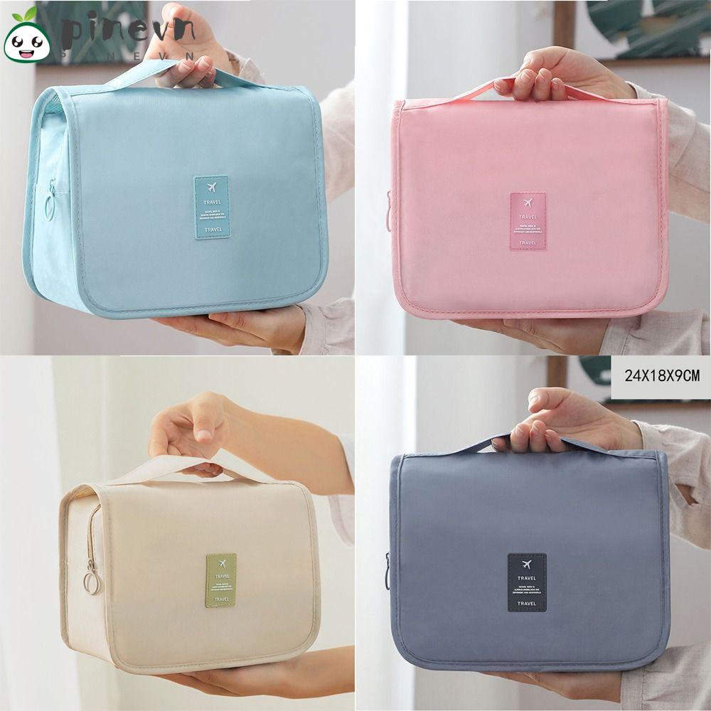 Túi Đựng Mỹ Phẩm Cỡ Lớn Chống Thấm Nước Có Móc Treo Tiện Dụng Mang Đi Du Lịch