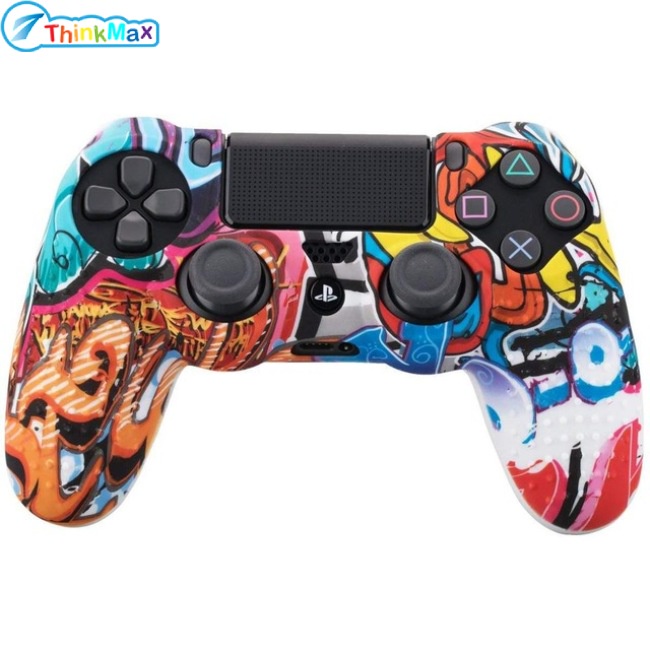 Ốp bảo vệ tay cầm chơi game THINKMAX họa tiết rằn ri cho Sony PS4 Slim / Pro