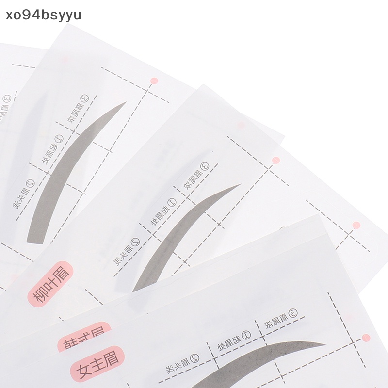 24 Cặp Khuôn Kẻ Lông Mày Xo94Bsyu Có Thể Điều Chỉnh Tiện Dụng