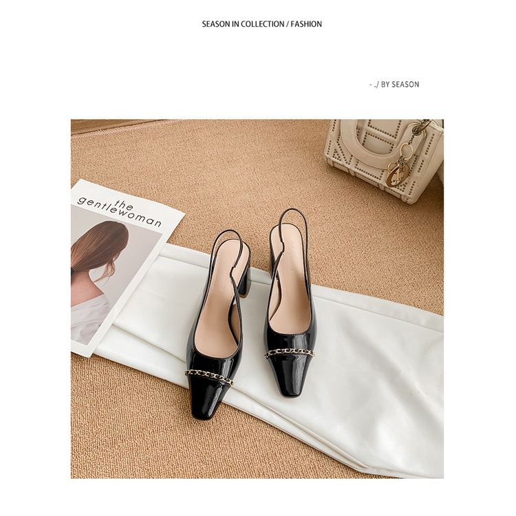 Giày Sandal Cao Gót Hở Ngón Đế Dày Hở Ngón Quai Gài Khóa Thời Trang Pháp Hàng Mới Dành Cho Bạn Nữ