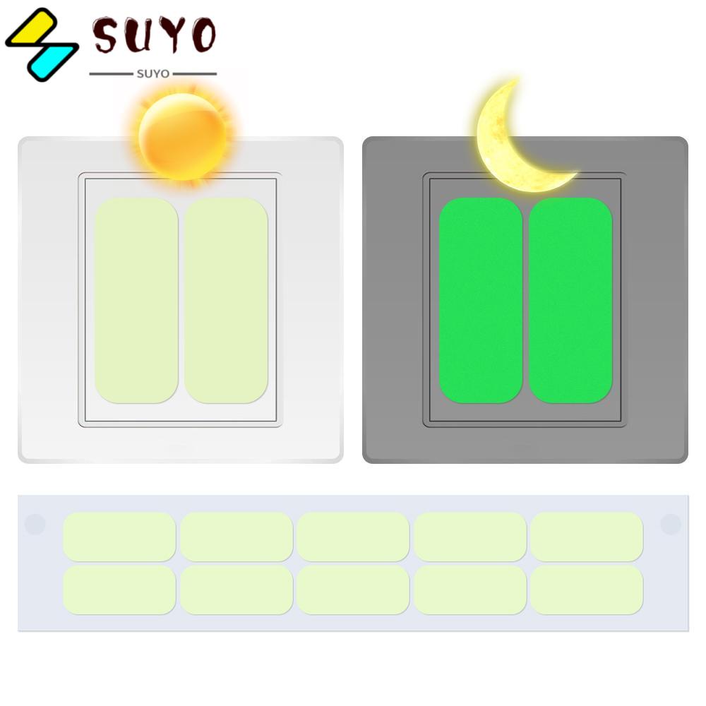 Bộ 10 Miếng Dán Công Tắc Màu Dạ Quang Chống Thấm Nước Trang Trí Phòng Ngủ