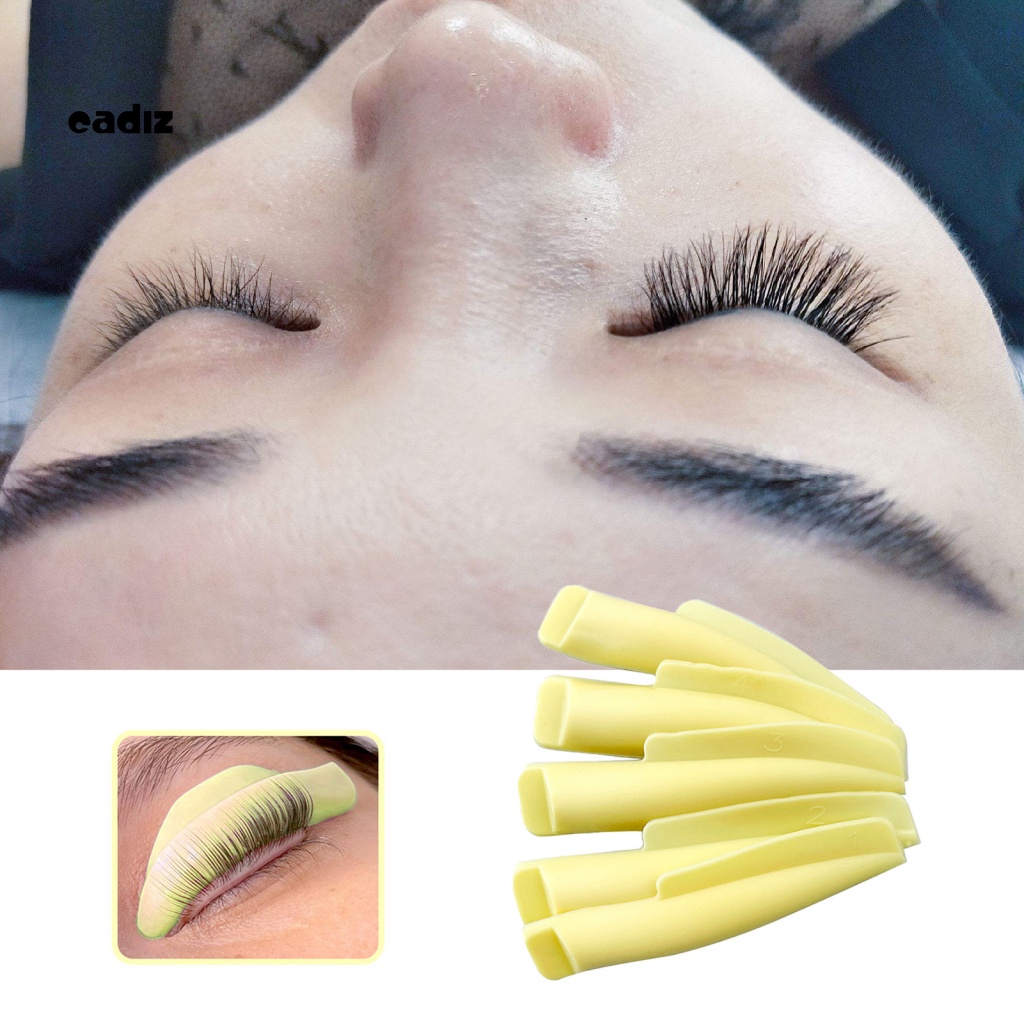 1 Hộp Miếng Đệm Silicon Siêu Mềm Thân Thiện Với Môi Trường Hỗ Trợ Uốn Cong Lông Mi
